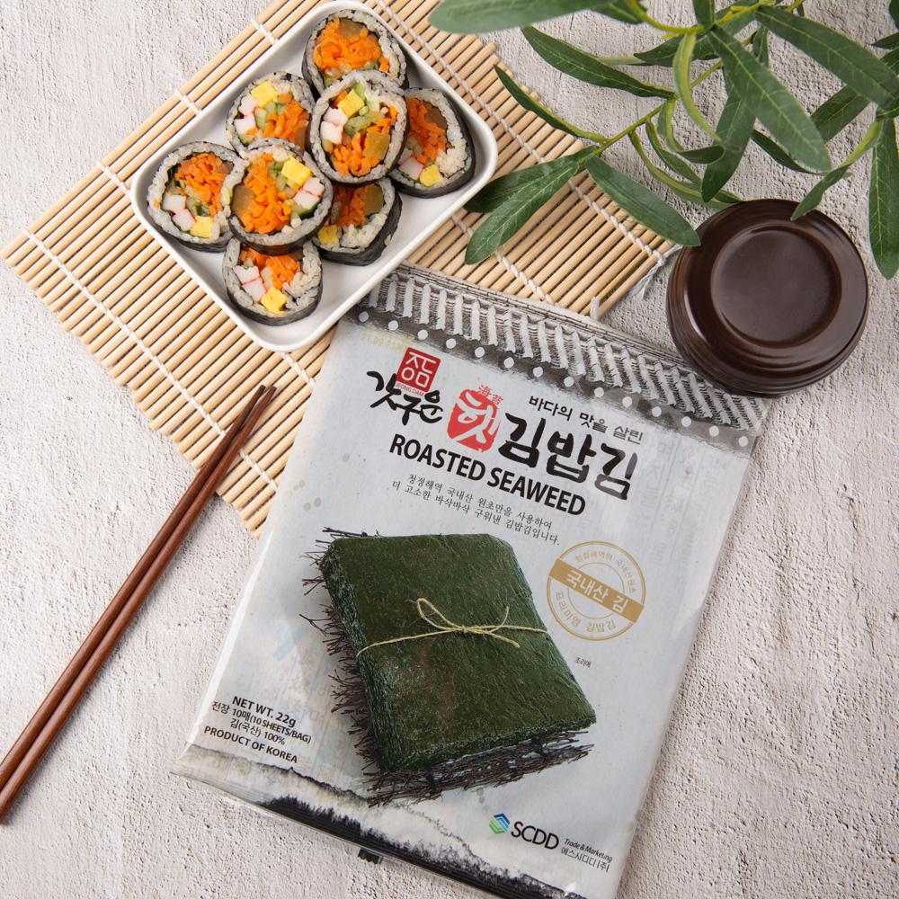 JEONGDAM Roasted Seaweed 10sheets (22g)